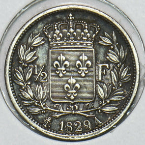 France 1829 A 1/2 Franc F0139 combine shipping