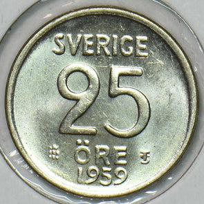 Sweden 1959 25 Ore 197061 combine shipping