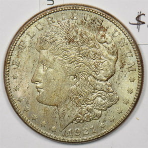 1921-S Morgan Dollar Silver AU ++ (? UNC) U0238
