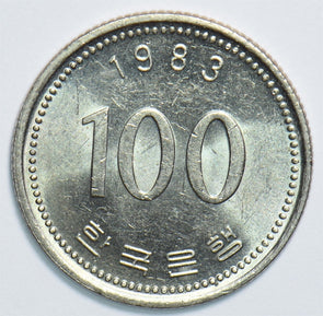 South Korea 1983 100 Won 198250 combine shipping