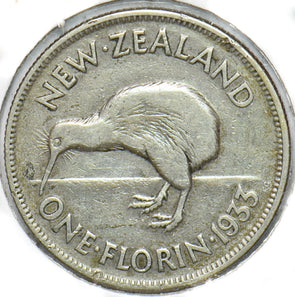 New Zealand 1933 Florin Kiwi animal George V 150548 combine shipping