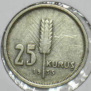 Turkey 1935 25 Kurush 903981 combine shipping