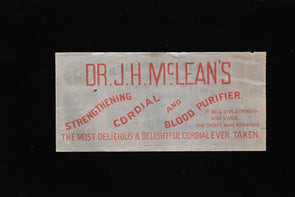 US 1870 's $1 Missouri Dr. J.H. McLean Advertising Note very scarce! RC0675 com