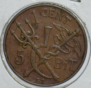 Danish West Indies 1905 Christian X Cent 290961 combine shipping