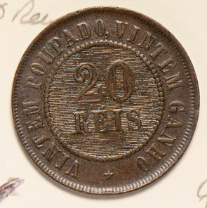 Brazil 1908  20 Reis  B0059 combine shipping