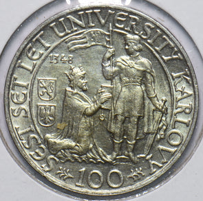 Czechoslovakia 1948 100 Korun Lion animal Bear 192558 combine shipping