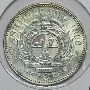 South Africa 1896 2.5 Shillings 2 1/2 S0316 combine shipping