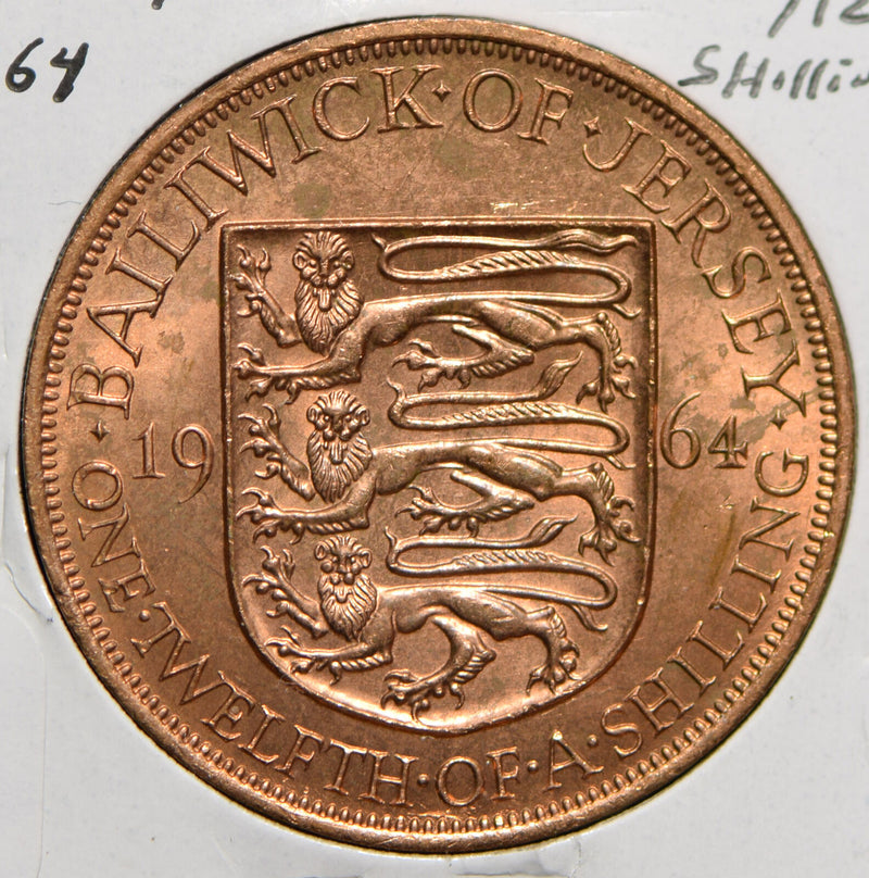 Jersey 1964 1/12 Shilling  150175 combine shipping