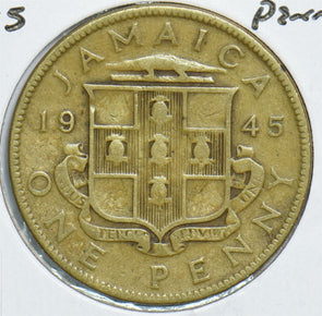 Jamaica 1945 Penny 904747 combine shipping