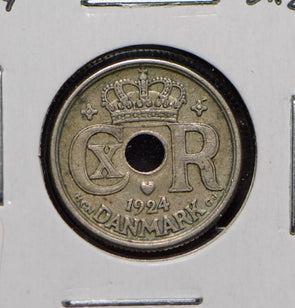 Denmark 1924 10 Ore  901388 combine shipping