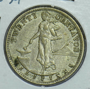 Philippines 1938 Lady Posing 20 Centavos Eagle animal 290906 combine shipping