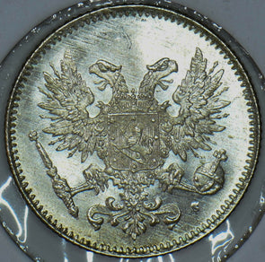 Finland 1917 50 Pennia Eagle animal 290768 combine shipping
