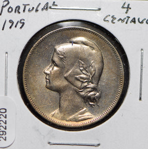 Portugal 1919 4 Centavos  292220 combine shipping
