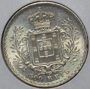 Portugal 1891 500 Reis 295980 combine shipping