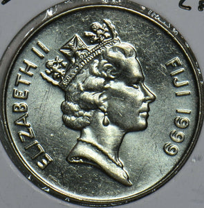 Fiji 1999 10 Cents 903654 combine shipping