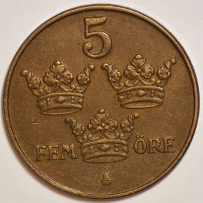 Sweden 1950 5 Ore 240696 combine shipping