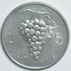 Italy 1949 5 Lire 0 904470 combine shipping