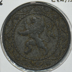Belgium 1916 25 Centimes Lion animal 195868 combine shipping