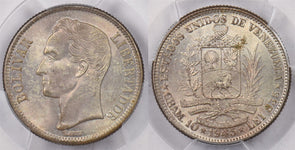 Venezuela 1945 Bolivar PCGS MS 65 PC1435 combine shipping
