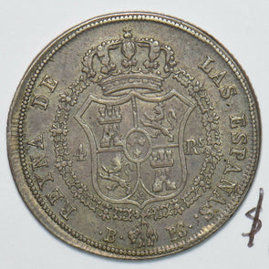 Spain 1837 4 Reales S0318 combine shipping