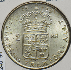 Sweden 1965 2 Kronor 240194 combine shipping