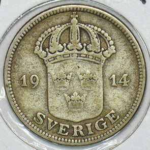 Sweden 1914 50 Ore 152811 combine shipping
