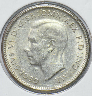 Australia 1946 Georgivs VI Shilling Ram animal 192030 combine shipping