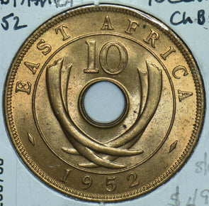 East Africa 1952 10 Cents Ch BU 290760 combine shipping