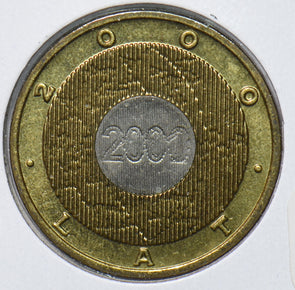 Poland 2001 2 Zlote  191869 combine shipping