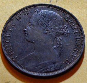 Great Britain 1892 Penny VF GR0113 combine shipping