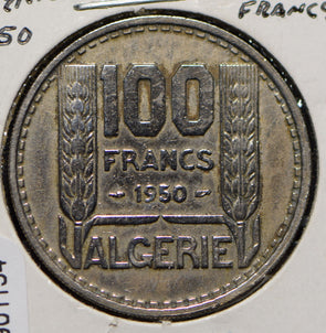 Algeria 1950 100 Francs  901154 combine shipping