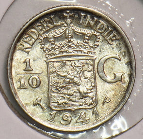 Netherlands East Indies 1941 P 1/10 Gulden 199197 combine shipping
