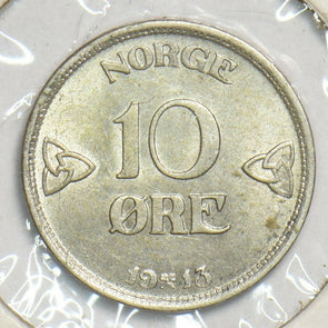 Norway 1913 10 Ore 298372 combine shipping