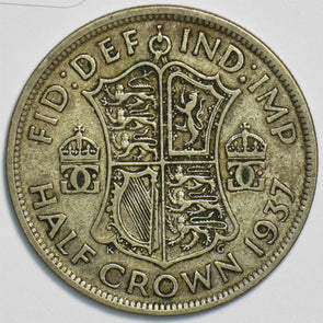 Great Britain 1937 1/2 Crown 197402 combine shipping