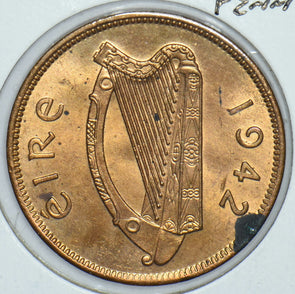 Ireland 1942 Harp 1/2 Penny Pigs animal 290995 combine shipping