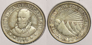 Nicaragua 1928 25 Centavos 199034 combine shipping