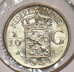 Netherlands East Indies 1941 S 1/10 Gulden 199185 combine shipping