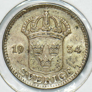 Sweden 1934 25 Ore 197066 combine shipping