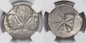 Sicily, Selinus 540 -480 c. BC AR Didrachm silver NGC MS 8.65g obv selinon leaf
