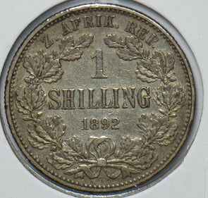 South Africa 1892 Shilling 490588 combine shipping