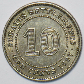 Straits Settlements 1927 10 Cents 194834 combine shipping
