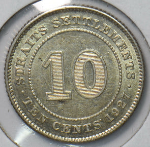 Straits Settlements 1927 10 Cents 294694 combine shipping