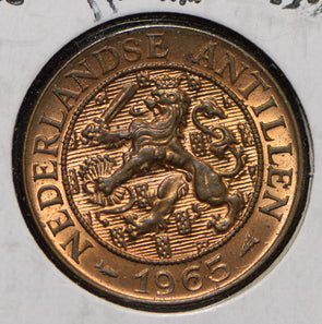 Netherlands Antilles 1965 2 1/2 Cents Lion animal  190604 combine shipping