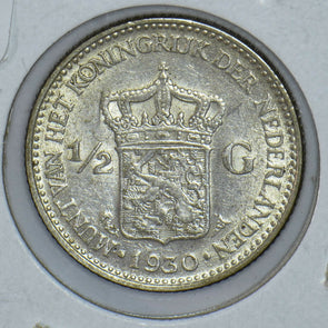 Netherlands 1930 1/2 Gulden Lion animal 291351 combine shipping