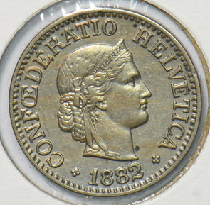 Switzerland 1882 10 Rappen 901811 combine shipping