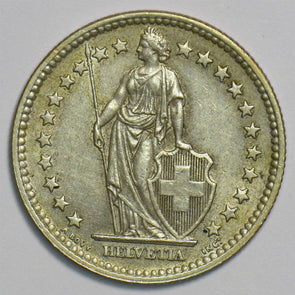 Switzerland 1957 2 Francs 197393 combine shipping