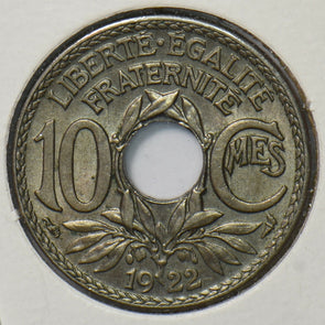France 1922 10 Centimes 190926 combine shipping