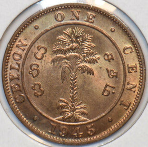 Ceylon 1945 Cent 194018 combine shipping