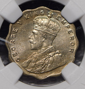 British India 1919 Anna NGC MS63 NG0923 combine shipping