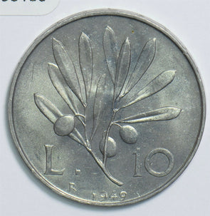 Italy 1949 10 Lire 198159 combine shipping